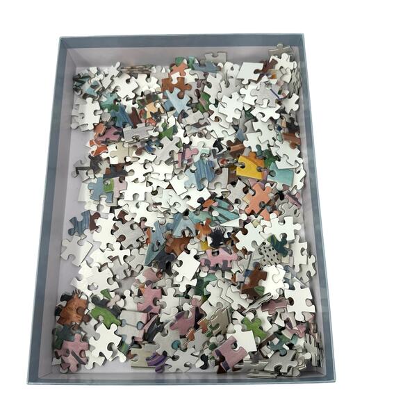 Pick Me Up Cat Puzzle 500pcs UNVERIFIED Relaxing Framable Artwork Kitty Lover - Picture 4 of 4